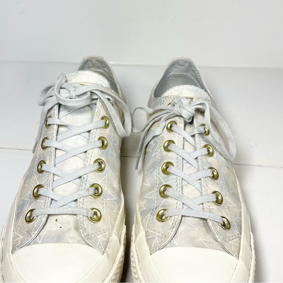 Converse CTAS Lift Ripple Ox Womens Sneaker Pure Platinum Egret Gum Size 9. - Picture 7 of 12